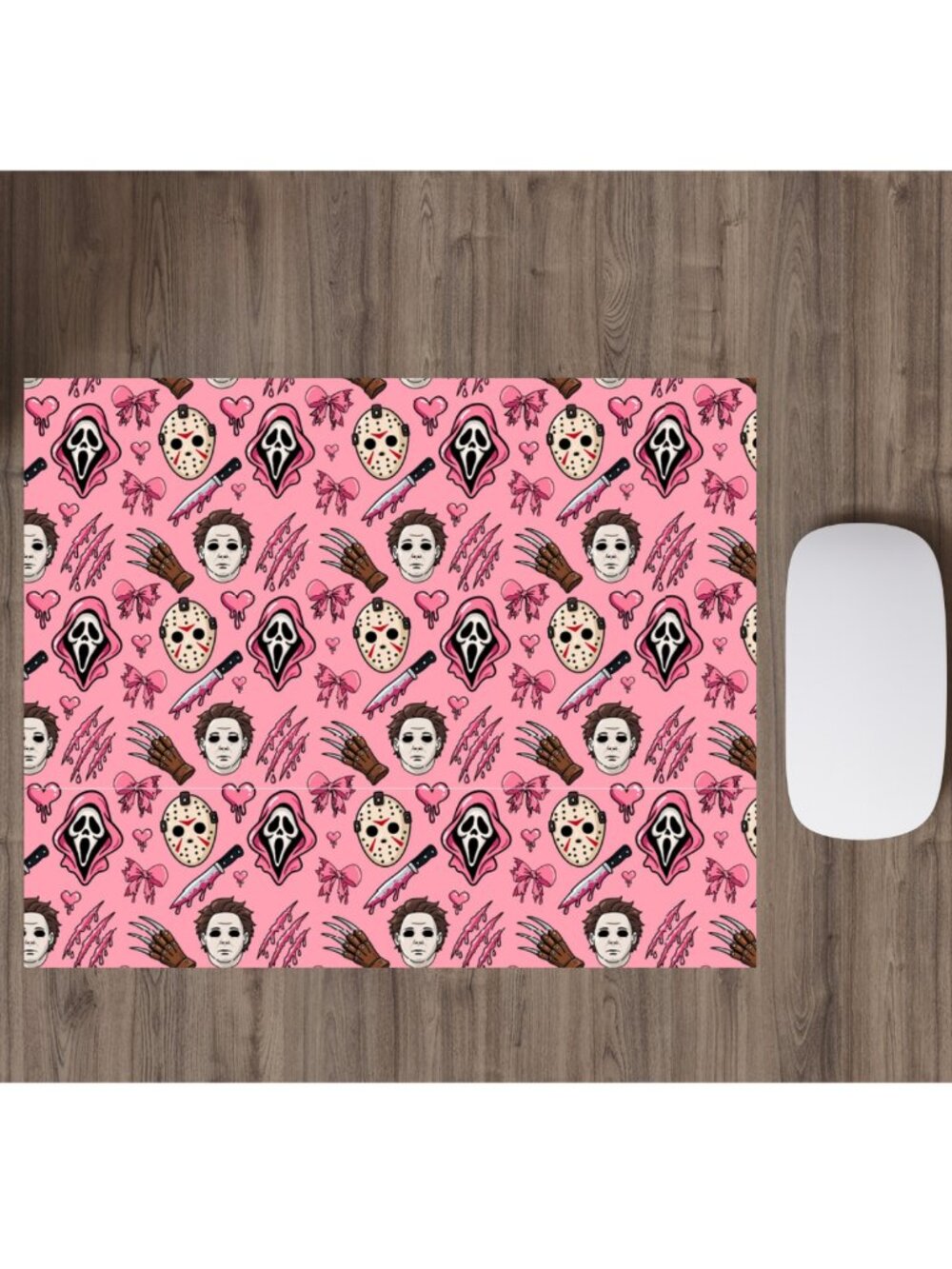 🩷🔪 PINK HORROR MOUSEPAD 🔪🩷